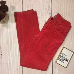 Patagonia corduroy red pants